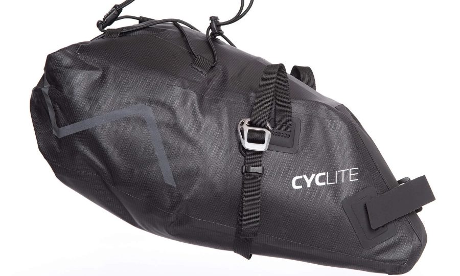 Cyclite Saddle Bag Small / 01 noir – Sacoche selle bikepacking 8 L, waterproof et ultra-légère